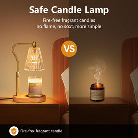 Engpure candle warmer lamp fits most candle sizes for versatile home scenting.