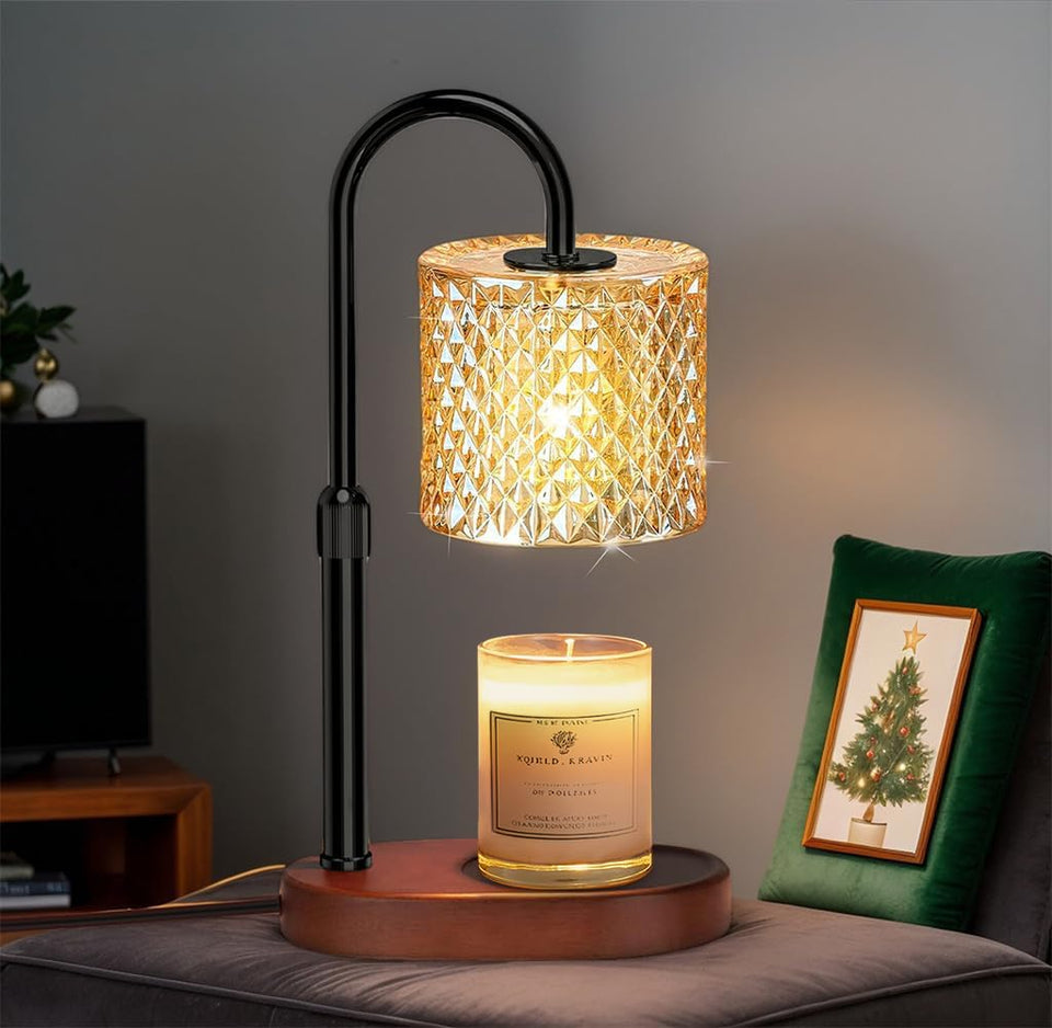 Engpure Candle Warmer Lamp in use providing flameless ambiance and scent diffusion