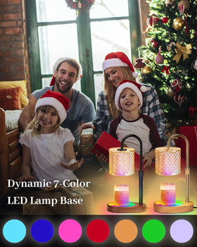 Engpure Candle Warmer with timer and dimmer for customizable lighting and aroma control.