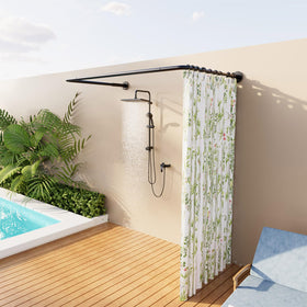 Enicvegw installation hardware helps secure the rod with minimal effort