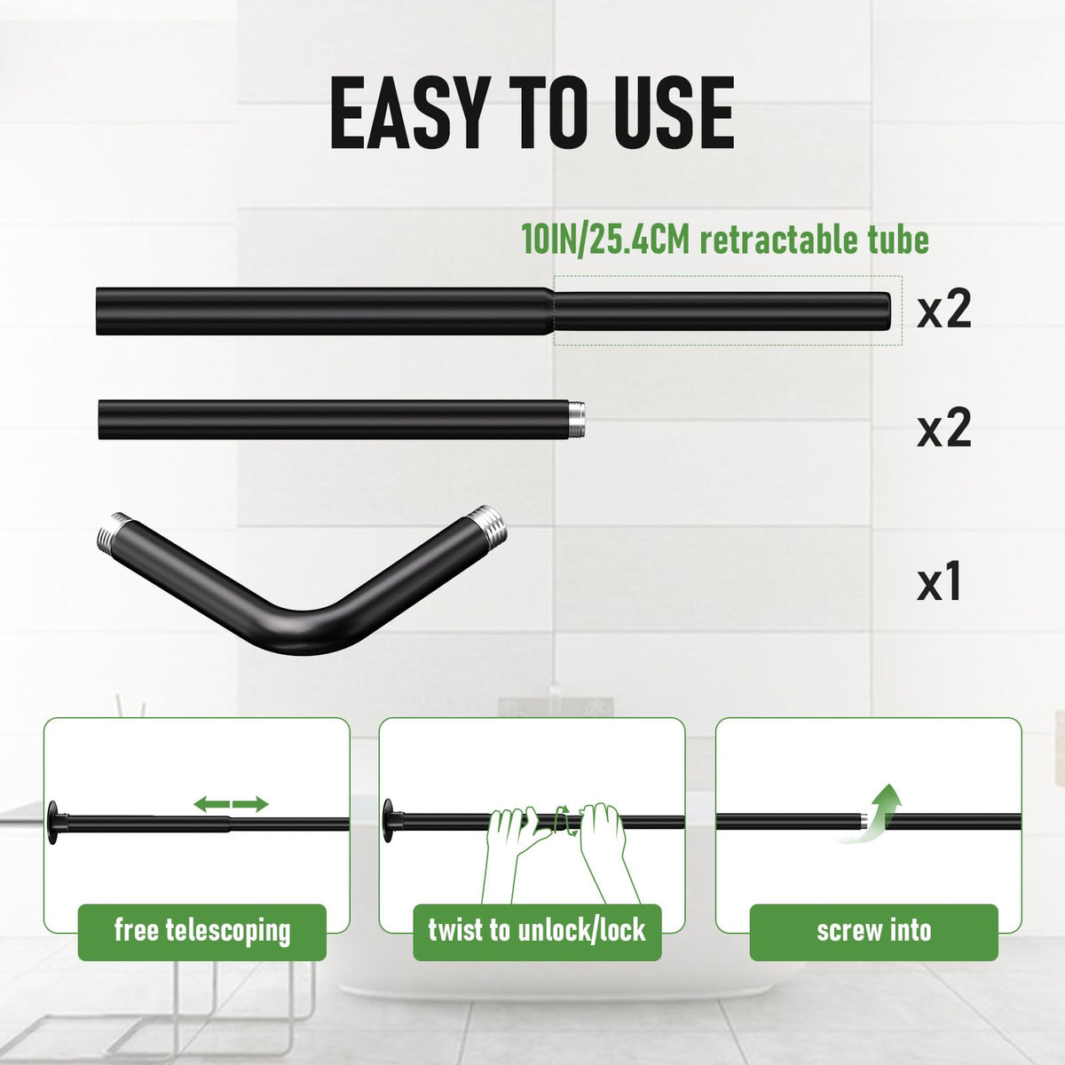 Enicvegw includes 12 ring hooks for quick curtain setup.