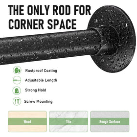 Enicvegw ceiling support adds stability for ceiling-mounted use.