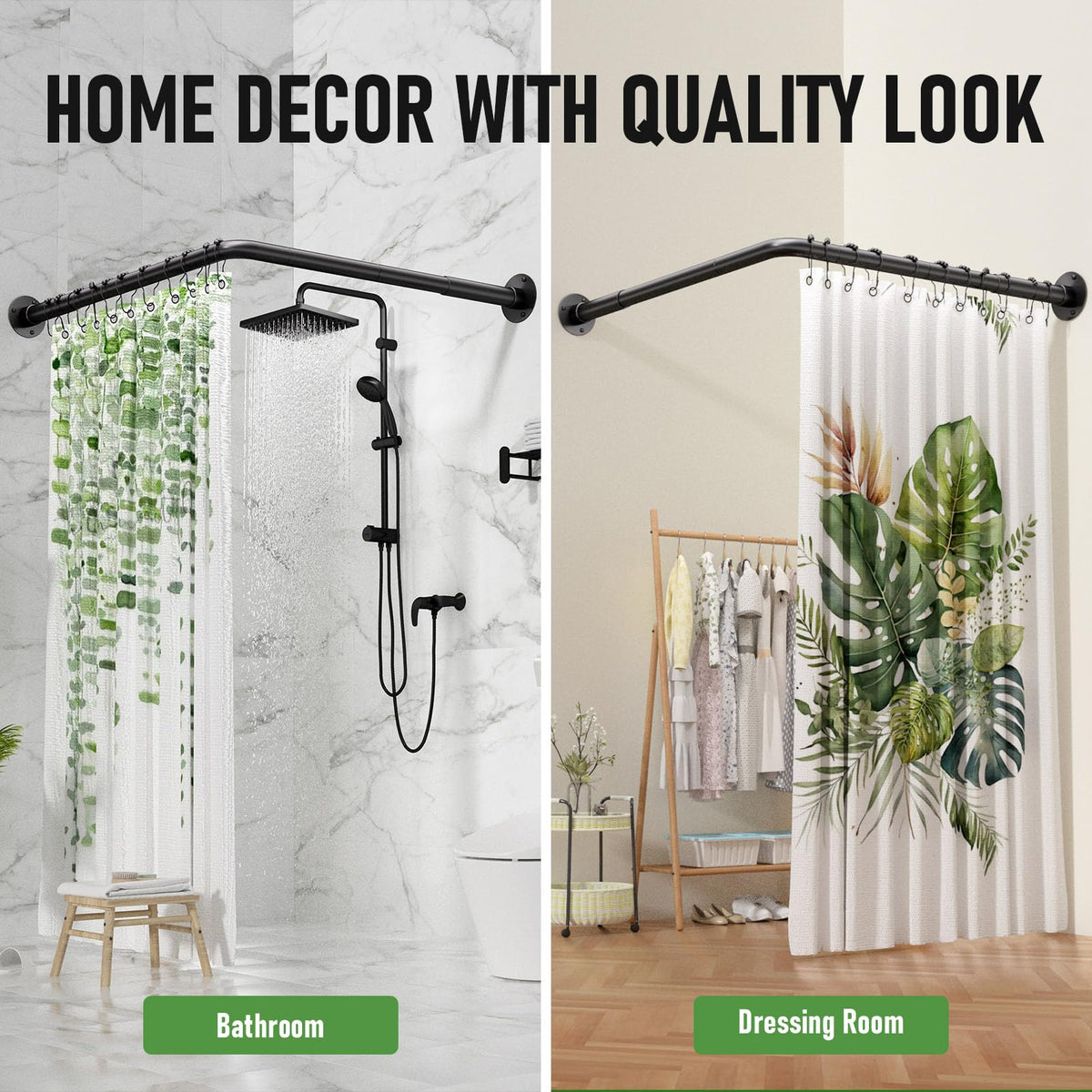 Enicvegw easy-install hardware simplifies DIY mounting.