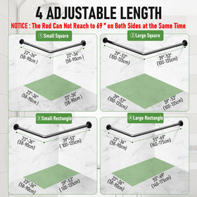 Enicvegw adjustable sizing shows flexible fit for many spaces.