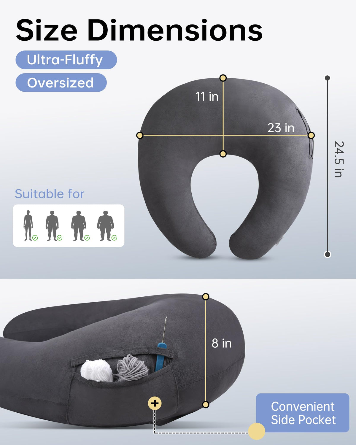 ENITYA arm-elbow-support design promotes stable forearm positioning during long sessions.