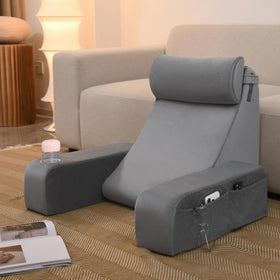 ENITYA back pillow uses high-density foam for lasting support.
