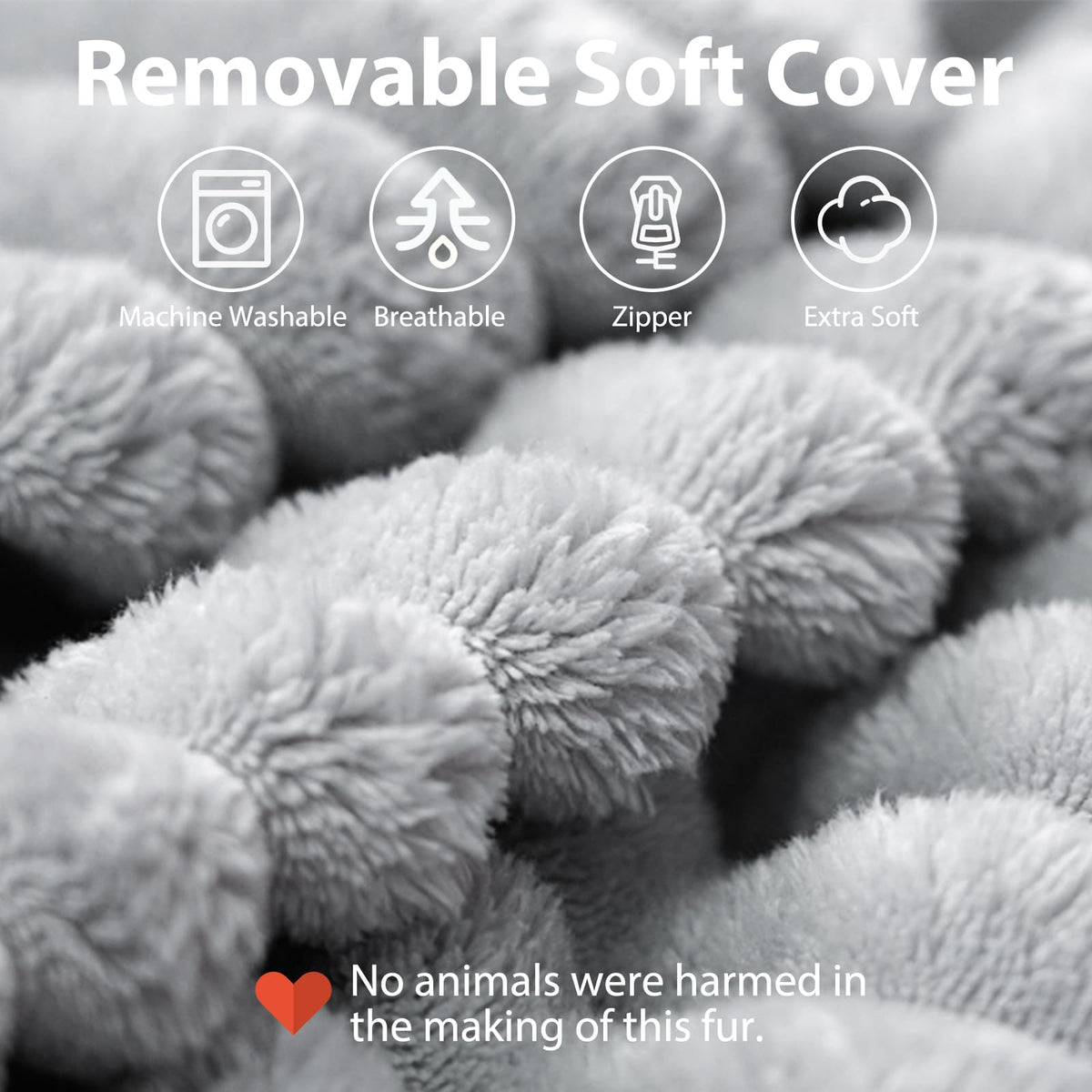 ENITYA back pillow includes a machine washable cover for easy care