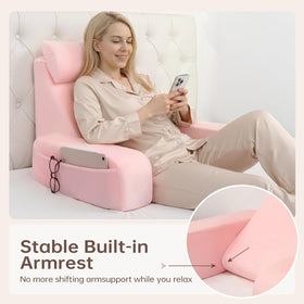 ENITYA double-side pockets close-up, easy reach for remote and phone