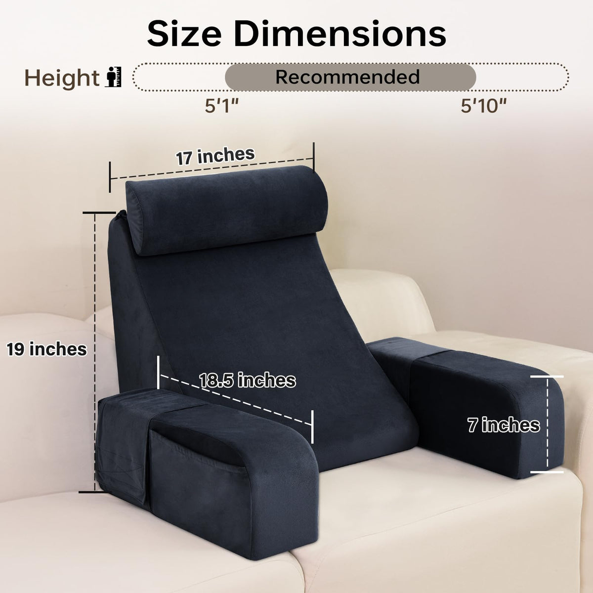 Enitya lumbar support back pillow enhances comfort while sitting