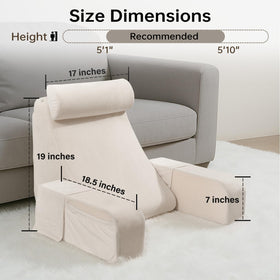 ENITYA machine-washable cover makes cleanup simple after lounging.