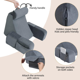 ENITYA reading pillow in use for lounge or bed reading