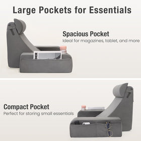 ENITYA multifunctional back pillow for studying, reading, TV, or reclining sessions.