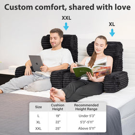 ENITYA portable backrest pillow with a carry handle for easy moving.