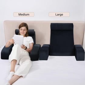 ENITYA Reading Pillow top handle enhances portability around the home.