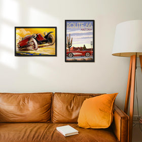 ENJOYBASICS 13x19 frame back-hang setup enables vertical or horizontal installation.