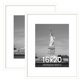 ENJOYBASICS 16x20 frame with mat displaying an 11x14 photo for a tidy gallery.