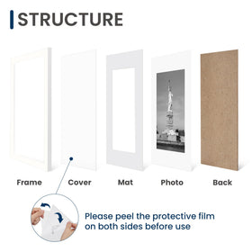 ENJOYBASICS 16x20 frame without mat for a bold, borderless look.