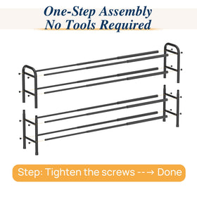 ENJOYBASICS 24-pair capacity helps keep entryways organized and clutter-free.