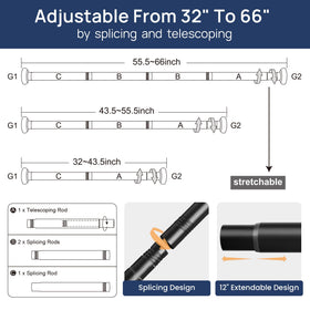 ENJOYBASICS anti-slip ends ensure a firm grip and stability