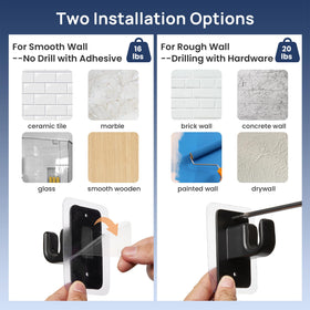 ENJOYBASICS adjustable-length rod ideal for dorms and apartments