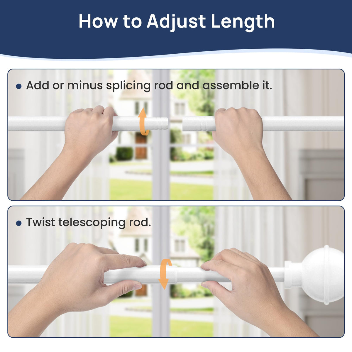 No drill installation ideal for dorms, apartments, and temporary setups.