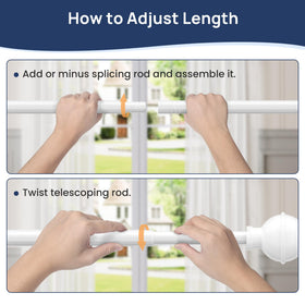 No drill installation ideal for dorms, apartments, and temporary setups.