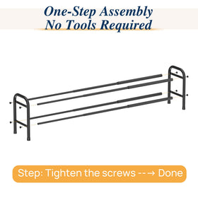 ENJOYBASICS free-standing rack fits closets, entryways, and corners
