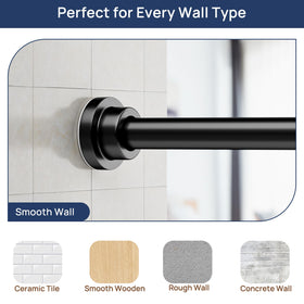 ENJOYBASICS multipurpose rod ideal for window, shower, closet, or divider needs.
