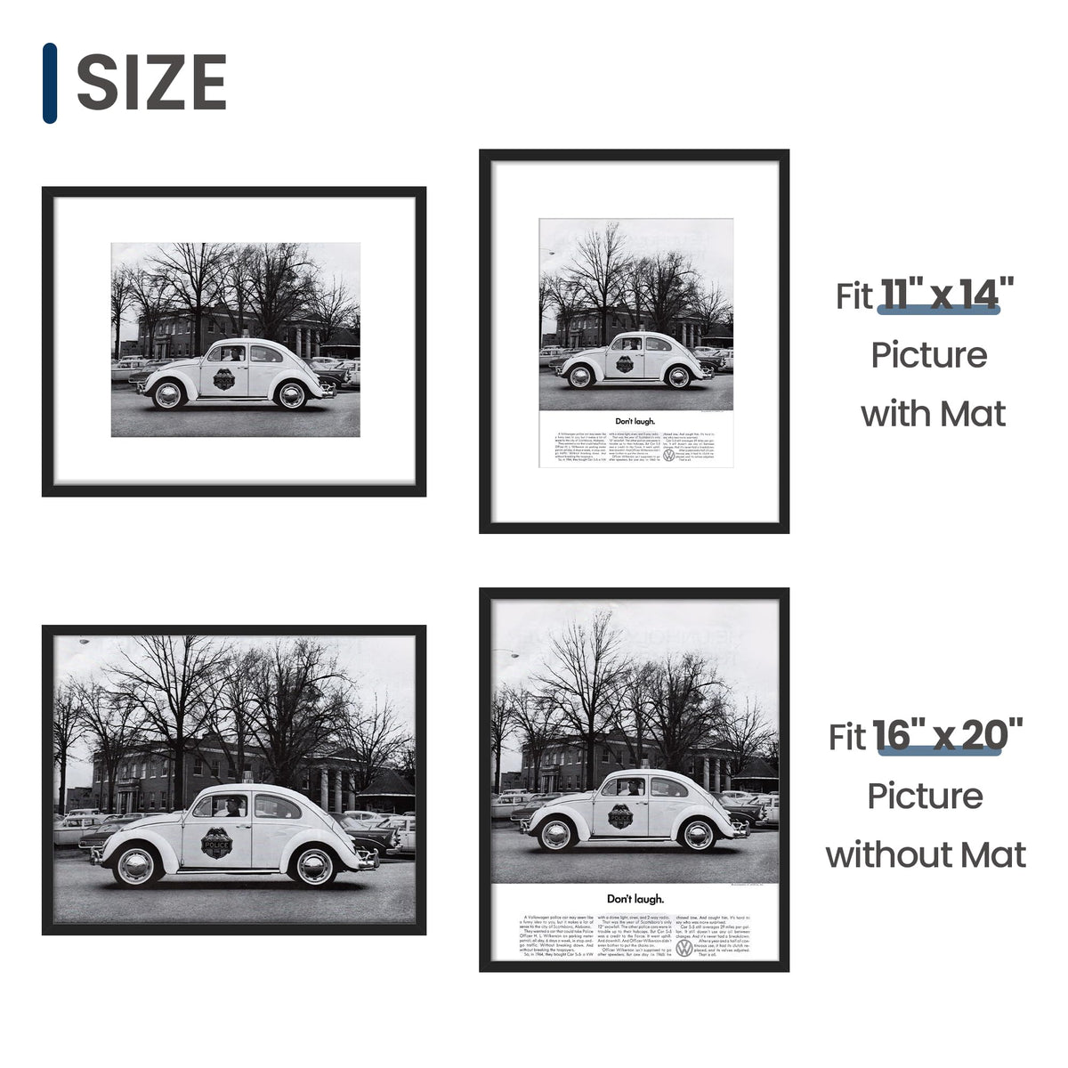 ENJOYBASICS protective packaging keeps frames safe during shipping.