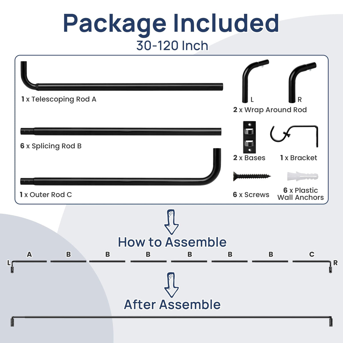 ENJOYBASICS wrap-around rod creates a calm, dark ambiance for movie nights
