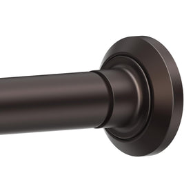 ENJOYBASICS shower rod in bronze finish, adjustable 30-76 inches, adds style and stability