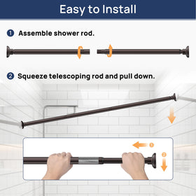ENJOYBASICS bronze look adapts to bathroom decor with timeless elegance