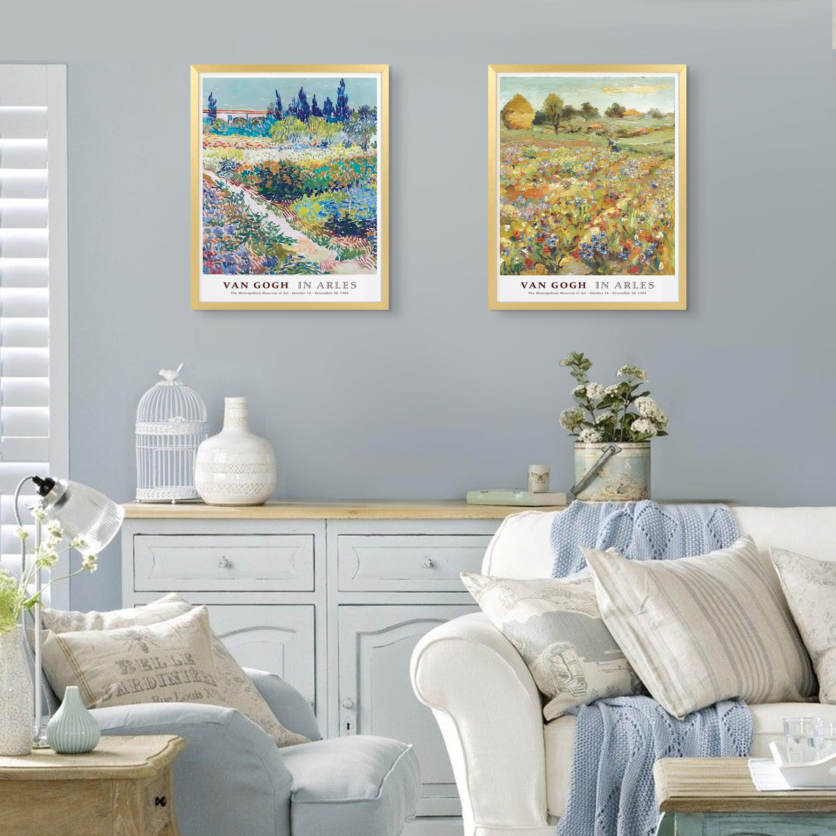 Two-pack ENJOYBASICS gold frames packaged together for easy setup