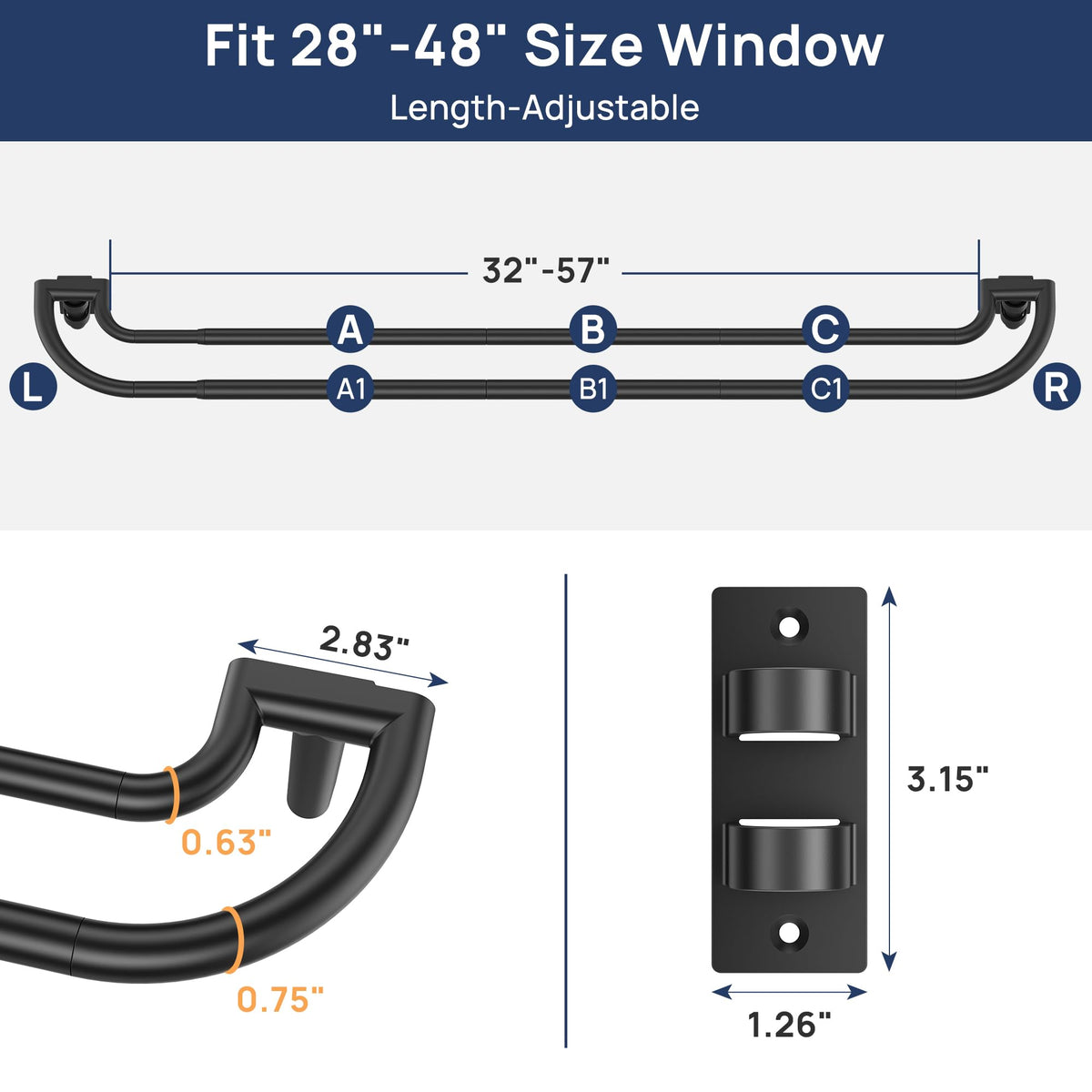 ENJOYBASICS wrap-around design for a snug fit that blocks light more effectively.