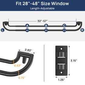 ENJOYBASICS wrap-around design for a snug fit that blocks light more effectively.