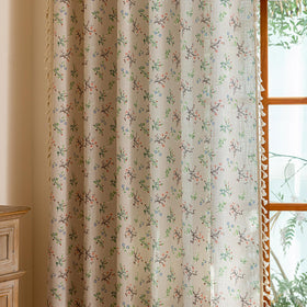EnjoyBridal boho farmhouse curtains complementing neutral decor