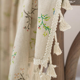 EnjoyBridal rod-pocket drapes ready for quick installation