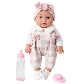 Enjoyin doll soft features close-up invites comforting play sessions
