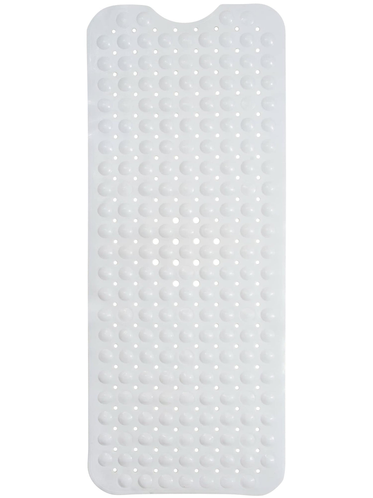 ENKOSI bath mat shows 40x16 coverage for safer showers on smooth surfaces.