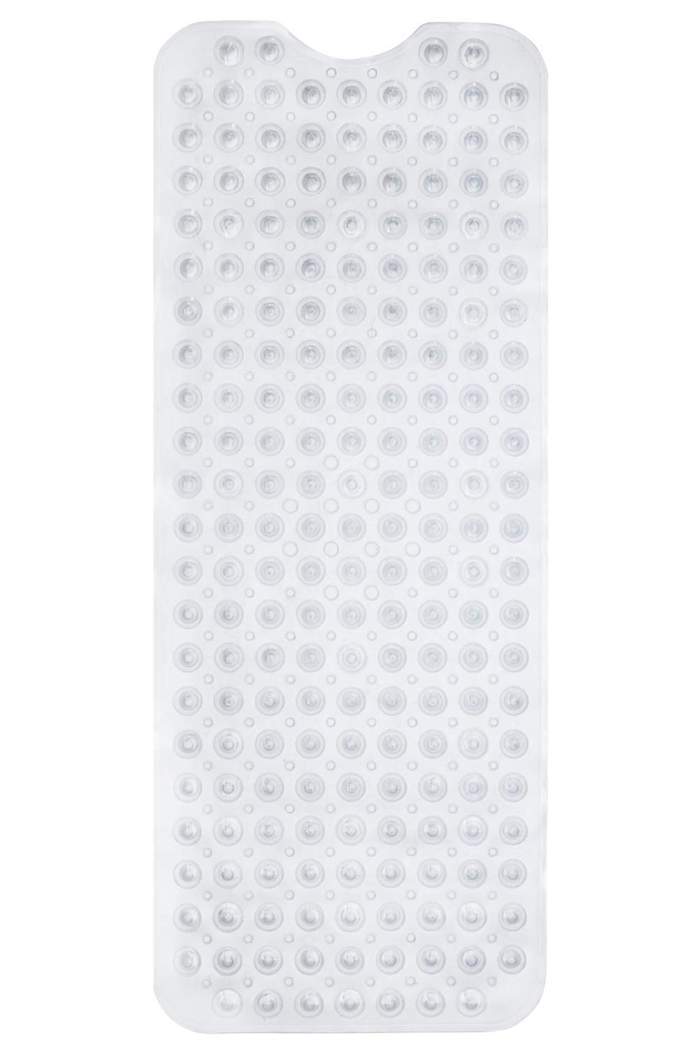 ENKOSI bath mat 40x16 offers full-coverage stability on tub floors.