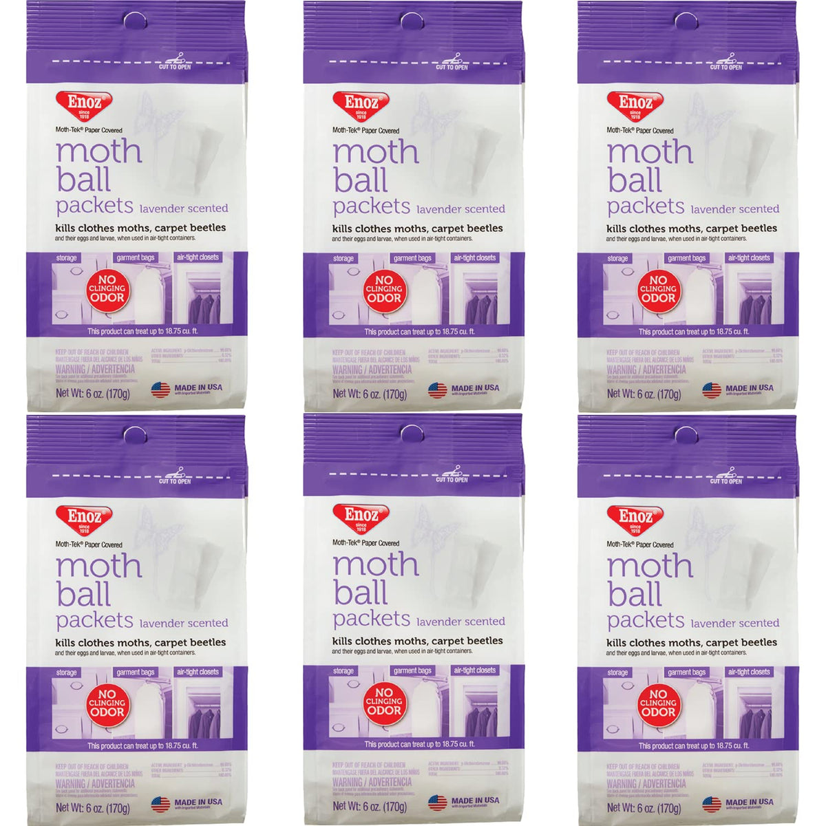 Enoz lavender-moth-ball-packet in a drawer protects delicate fabrics from moth damage.