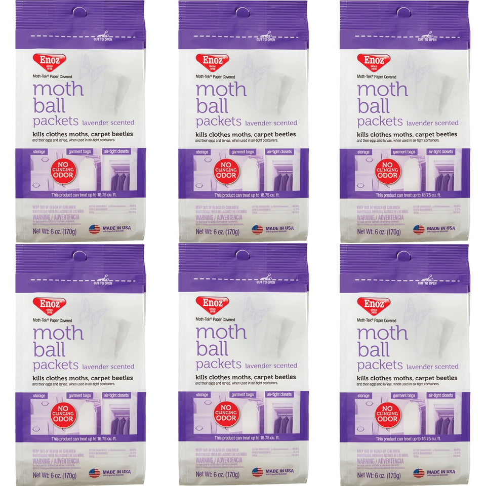Enoz lavender-moth-ball-packet in a drawer protects delicate fabrics from moth damage.