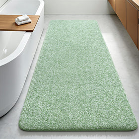 Enqinar bathroom runner rug 24x60 inch with soft padding for cozy steps.