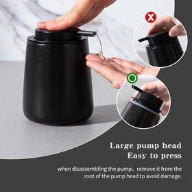 Enra Easy-pump design provides smooth, one-handed operation