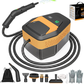 Enromted steam cleaner heat-up ready quickly for fast tasks.
