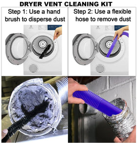 ENUKYCOM dryer lint brush reduces lint buildup