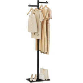 ENUMAIL garment rack with a z-shape design for sturdy storage in modern interiors