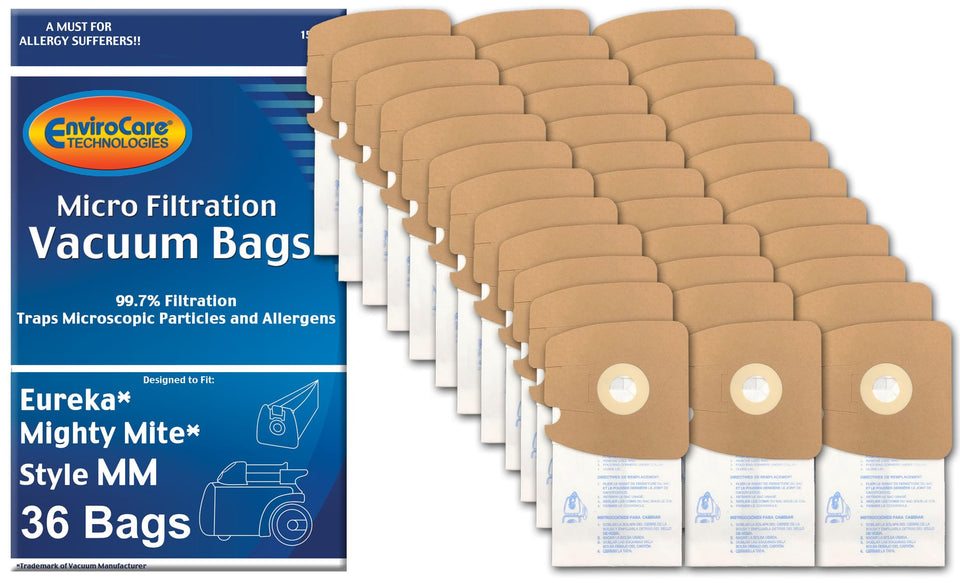 EnviroCare 36-pack micro filtration bags ready for quick replacement.