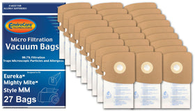 EnviroCare Eureka Mighty Mite bags packaging shows US-made quality and a reliable bag set