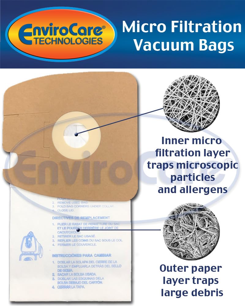 Roll assembly of EnviroCare bags for efficient replacement process